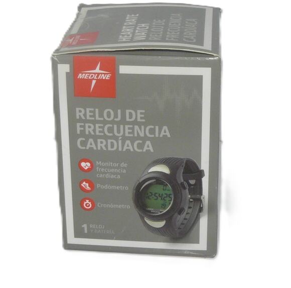 Medline Other - Medline MDSP3044 Heart Rate Watch Activity Tracker Pedometer Stopwatch Black NIB